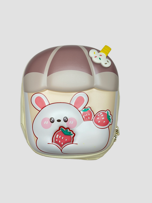 Strawberry Bunny Kids LED Backpack | Lightweight, Cute & Comfortable for Toddlers