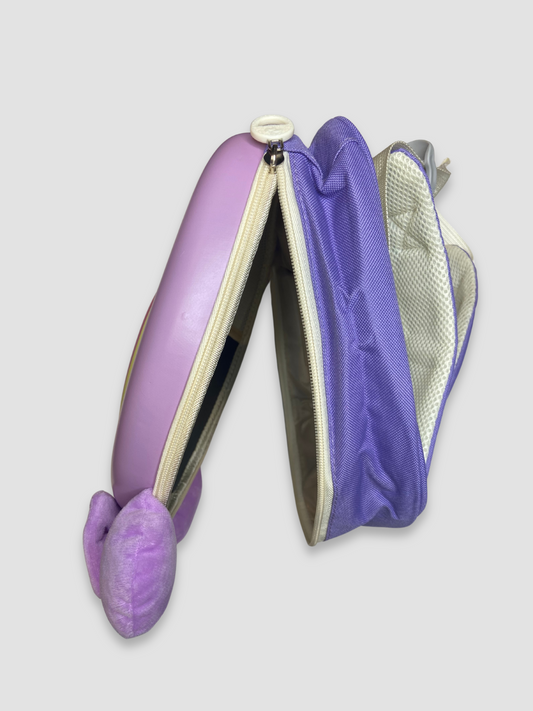 Kids LED Alphabet Backpack – 3D Cartoon Design with Plush Ears & Glowing "C"