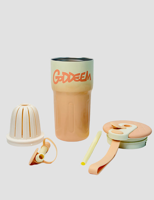 Goddem Stainless 550 ml Thermos Bottle | Leakproof Steel Bottle with Straw, Travel friendly