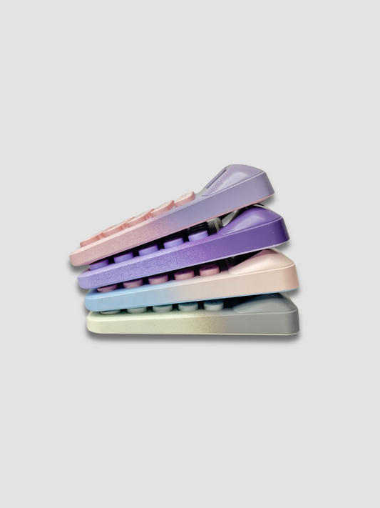Pastel Bubble Calculator – Cute Soft Buttons & Retro Clear Design