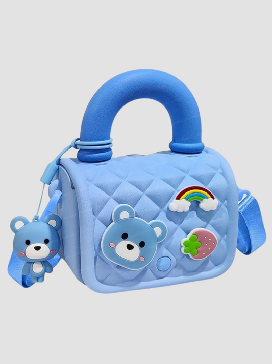 Blue Bear Kids Crossbody Bag | Cute & Lightweight Shoulder Bag for Toddlers