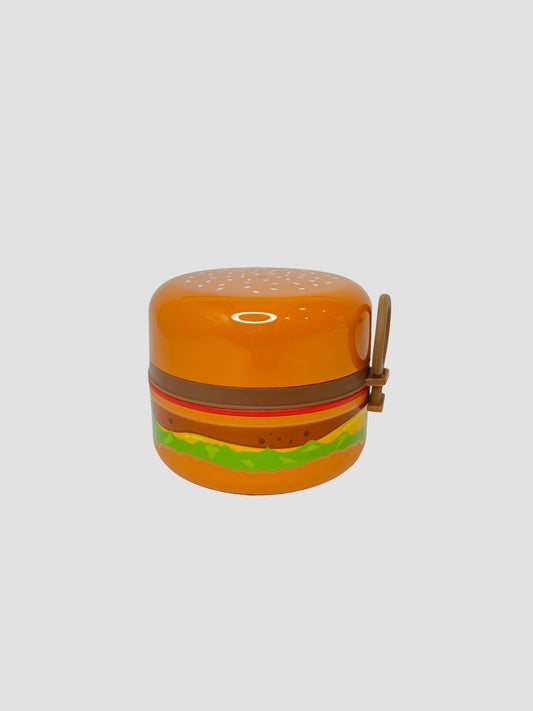Burger-Shaped Kids Lunch Box | Dual Compartment, Leakproof & BPA-Free