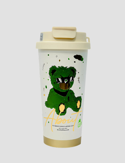 Teddy Vacuum Flask 520 ML | Premium Stainless Steel Insulated Detox Infuser Bottle | Stylish, Functional & Travel-Ready